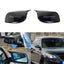 BMW E60 E61 E63 E64 veidrodėlių dangteliai PRE LCI, blizgūs juodi