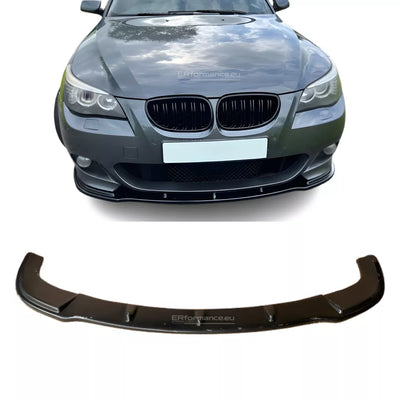 BMW E60 E61 M-Tech priekinio bamperio lipas, blizgus juodas