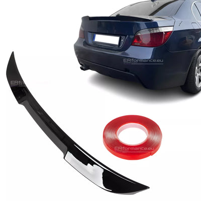 BMW E60 M4 stiliaus spoileris (03-10), blizgus juodas