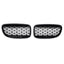 BMW E90 E91 LCI DIAMOND (09-13) grotelės, blizgios juodos