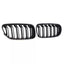 BMW E90 E91 LCI dvigubos grotelės (09-13), matinės juodos