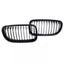 BMW E90 E91 LCI viengubos grotelės (09-13), blizgios juodos