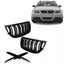 BMW E90 E91 dvigubos grotelės PRE LCI (05-08), blizgios juodos