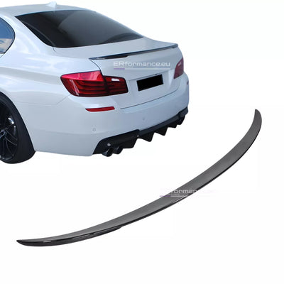 BMW F10 spoileris "M Performance" stiliaus, juodas blizgus