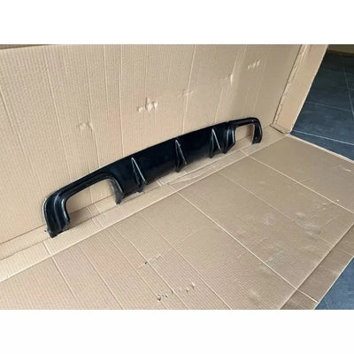 BMW E39 difuzorius dvigubas, blizgus juodas