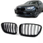 BMW F07 dvigubos grotelės, blizgios juodos