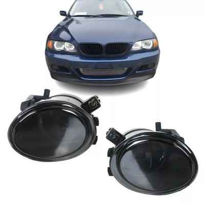 BMW E46 priešrūkiniai žibintai M-Tech/M3 look bamperiui, tamsinti