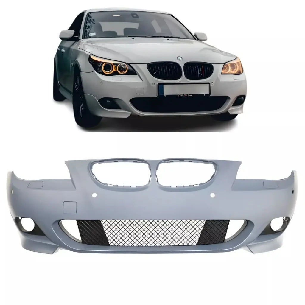 BMW E60 E61 M Tech priekinis bamperis (07-10), su PDC
