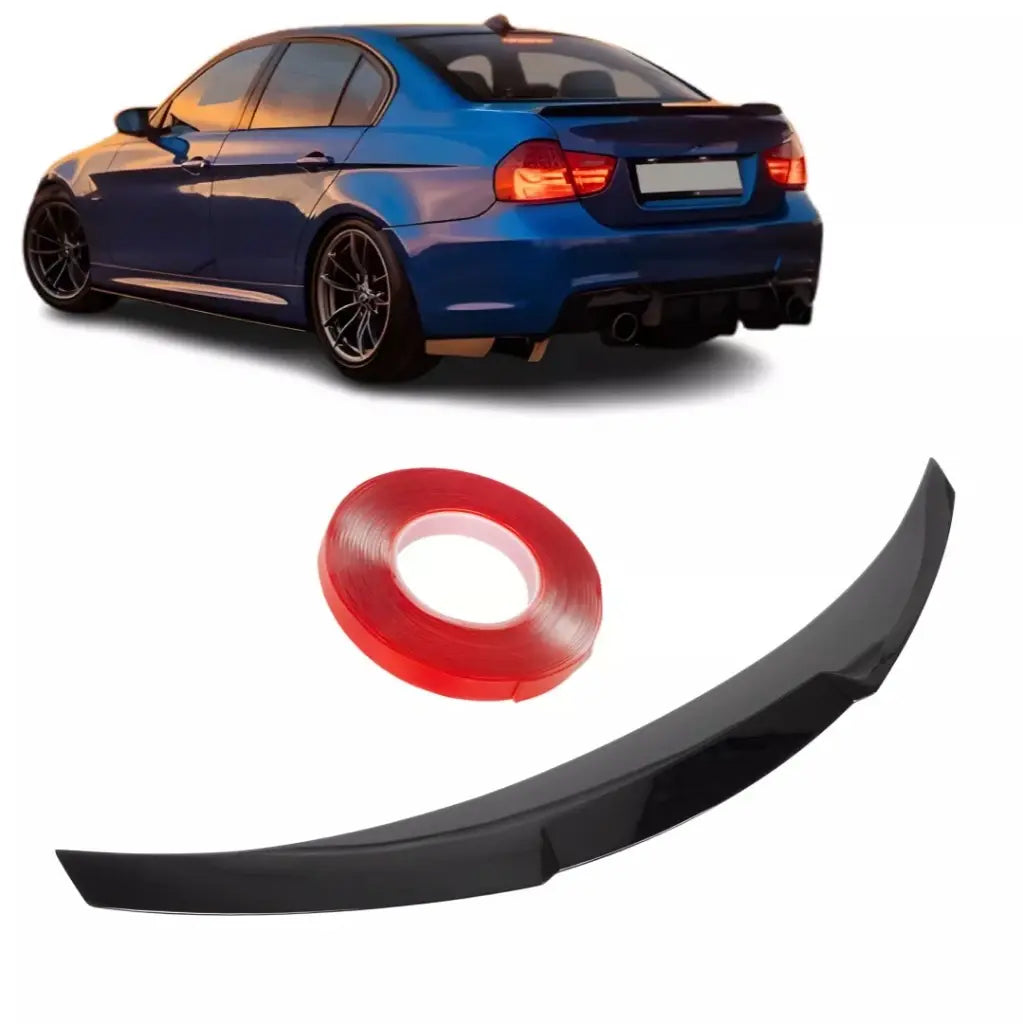 BMW E90 M4 stiliaus spoileris (05-13), blizgus juodas