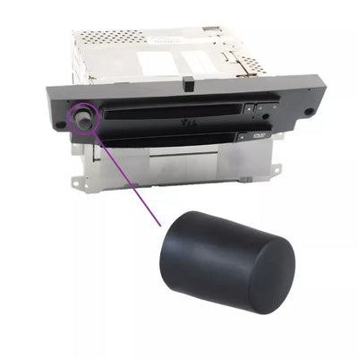 BMW E60 E61 E63 E64 radijo mygtukas, juodas