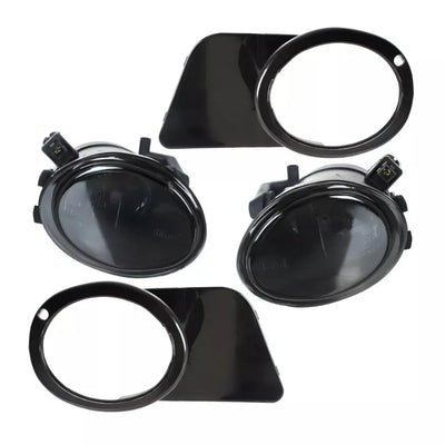 BMW E39 priešrūkiniai žibintai M-Tech + juodi rėmeliai, tamsinti