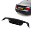 BMW E60 E61 galinio bamperio difuzorius, blizgus juodas