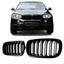 BMW F15 F16 dvigubos grotelės (14-19), blizgios juodos