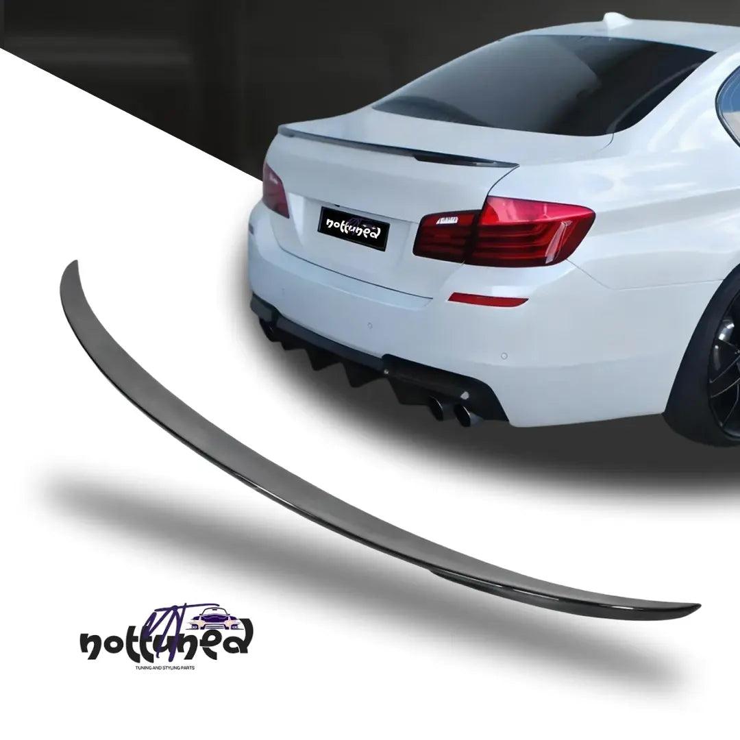 BMW F10 spoileris "M Performance" stiliaus, juodas blizgus