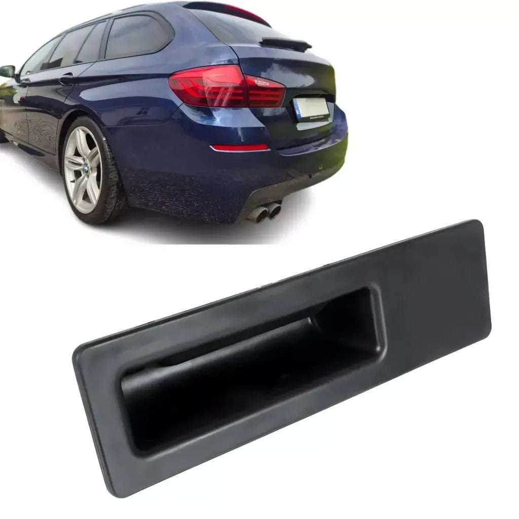 BMW F10 F11 bagažinės rankena (mygtukas), be skylės kamerai