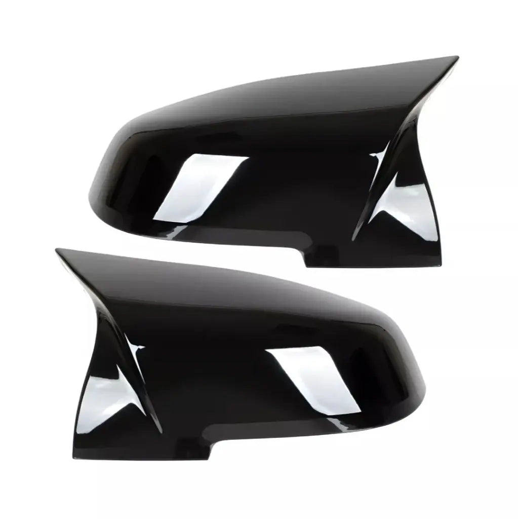 BMW F30 F31 M veidrodėlių dangteliai, blizgūs juodi