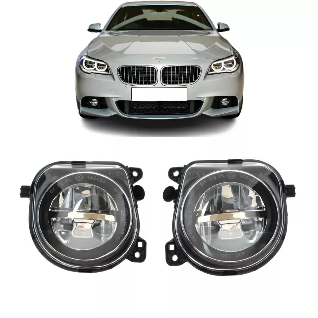 BMW F10 F11 LCI priešrūkiniai žibintai, LED