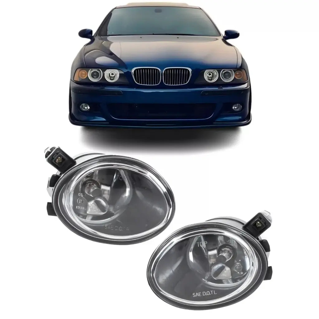 BMW E39 priešrūkiniai žibintai M-Tech bamperiui, skaidrūs