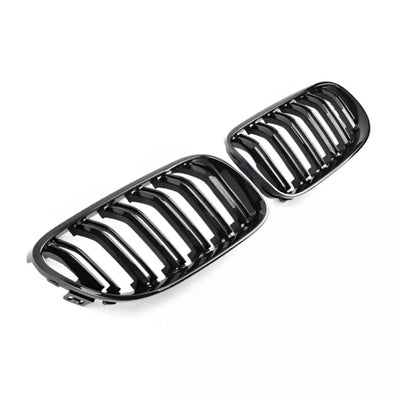 BMW E92 E93 dvigubos grotelės LCI (10-13), blizgios juodos