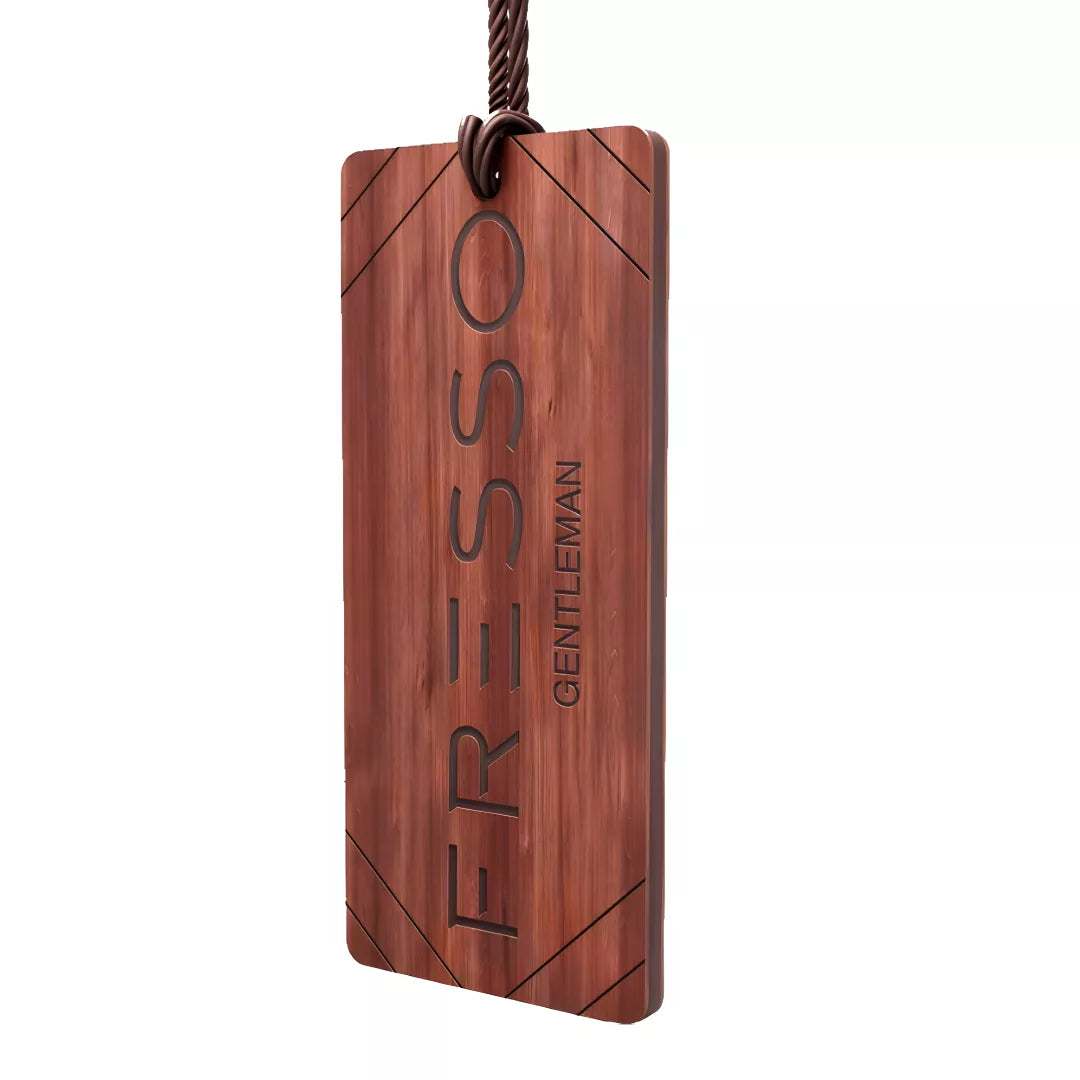 Fresso automobilio kvapas medinė kortelė (gentleman)