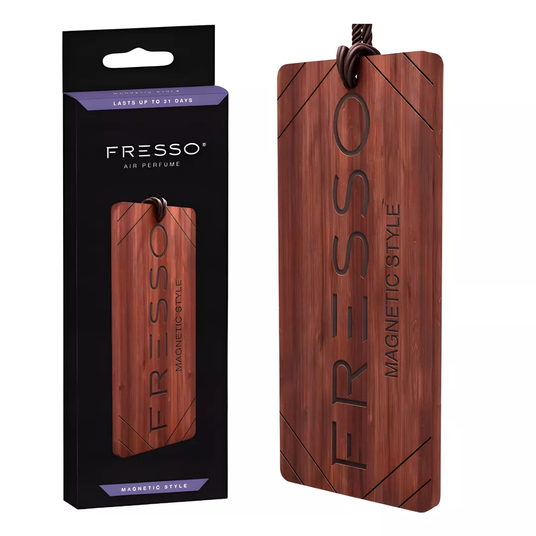Fresso automobilio kvapas medinė kortelė (magnetic style)
