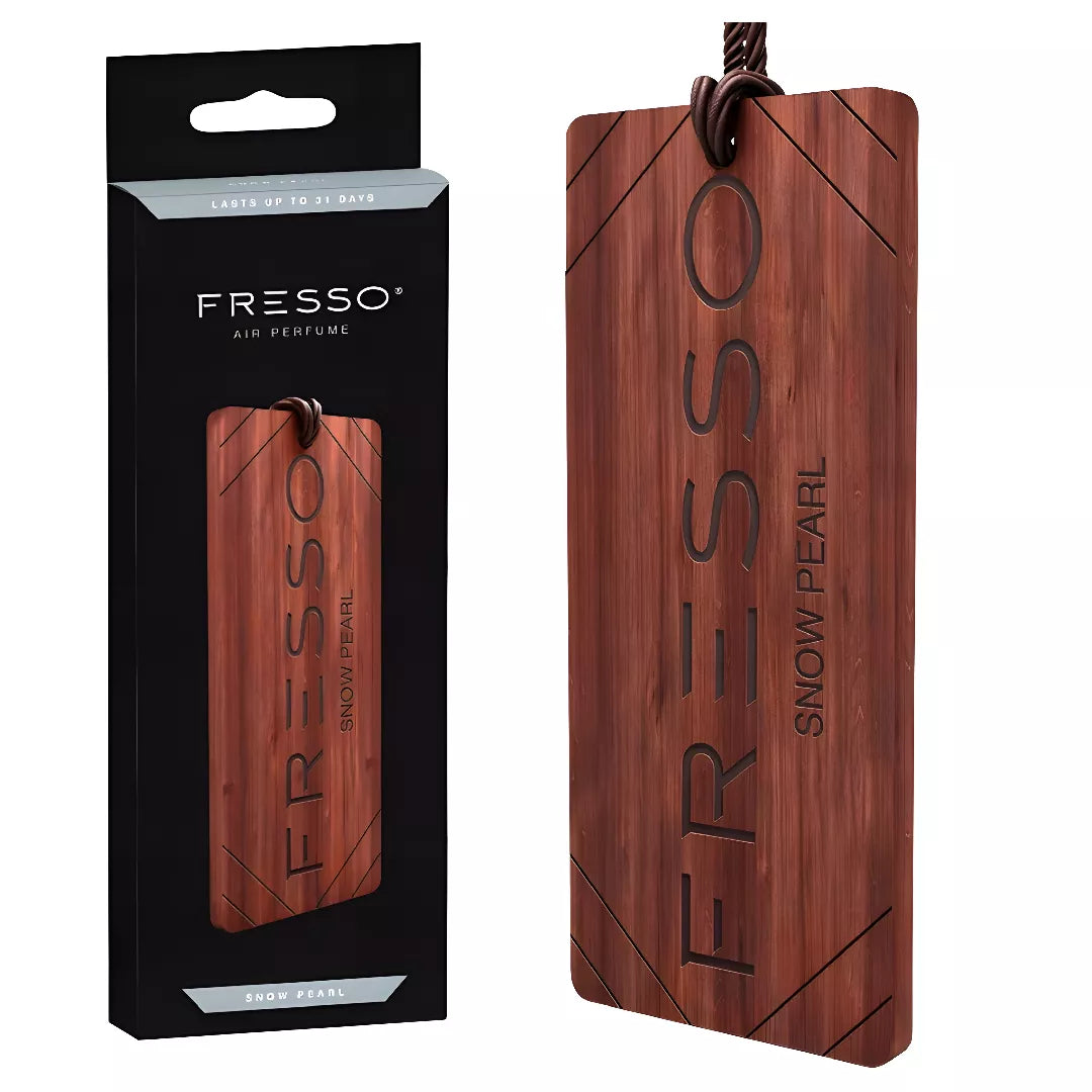 Fresso automobilio kvapas medinė kortelė (snow pearl)