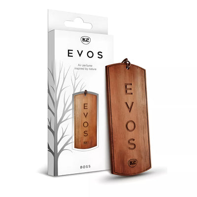 K2 EVOS automobilio kvapas medinė kortelė (BOSS)