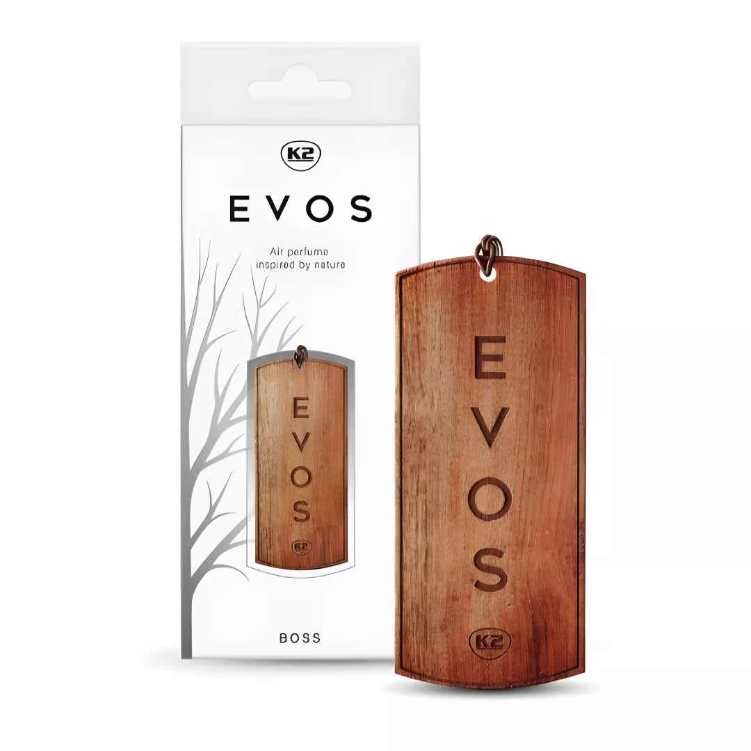 K2 EVOS automobilio kvapas medinė kortelė (BOSS)
