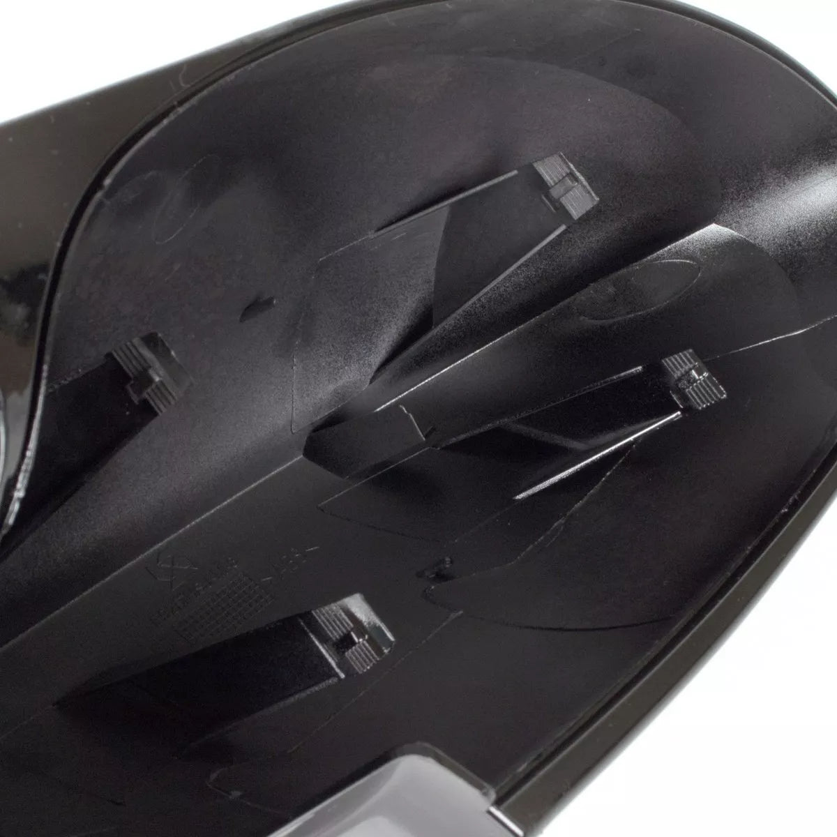 BMW 1 E81 E82 E87 E88 04-08 veidrodėlio dangteliai, juodi, blizgūs, kairė ir dešinė, 2 vnt. komplektas