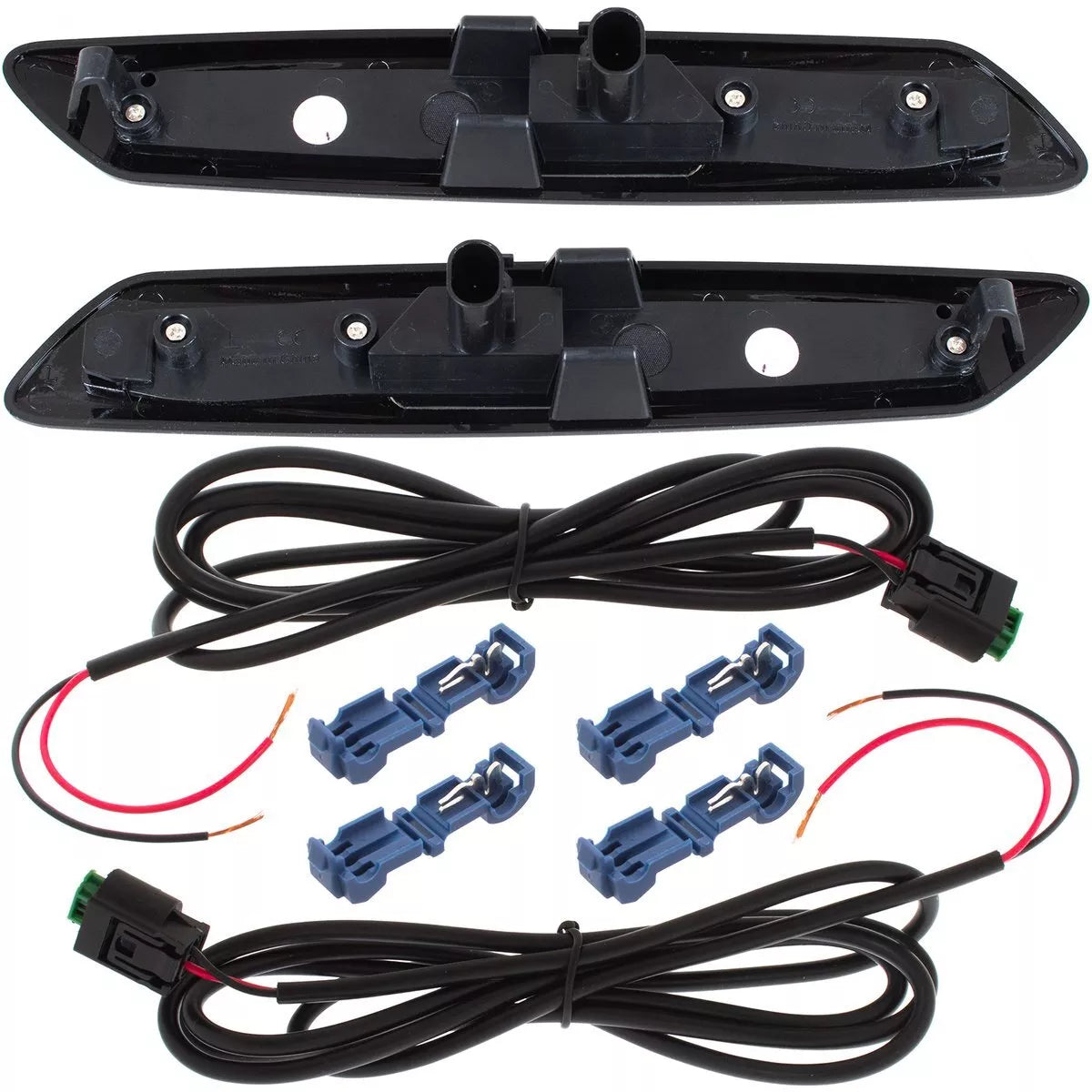 BMW 1 E81 E82 E87 E88 04-13 LED šoninių posūkių žibintų rinkinys SMOKED DYNAMIC, 2 vnt.