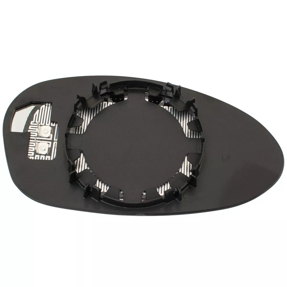 BMW 1 E81 E82 E87 E88 04-13 veidrodėlio įdėklas, šildomas, mėlynas, kairysis