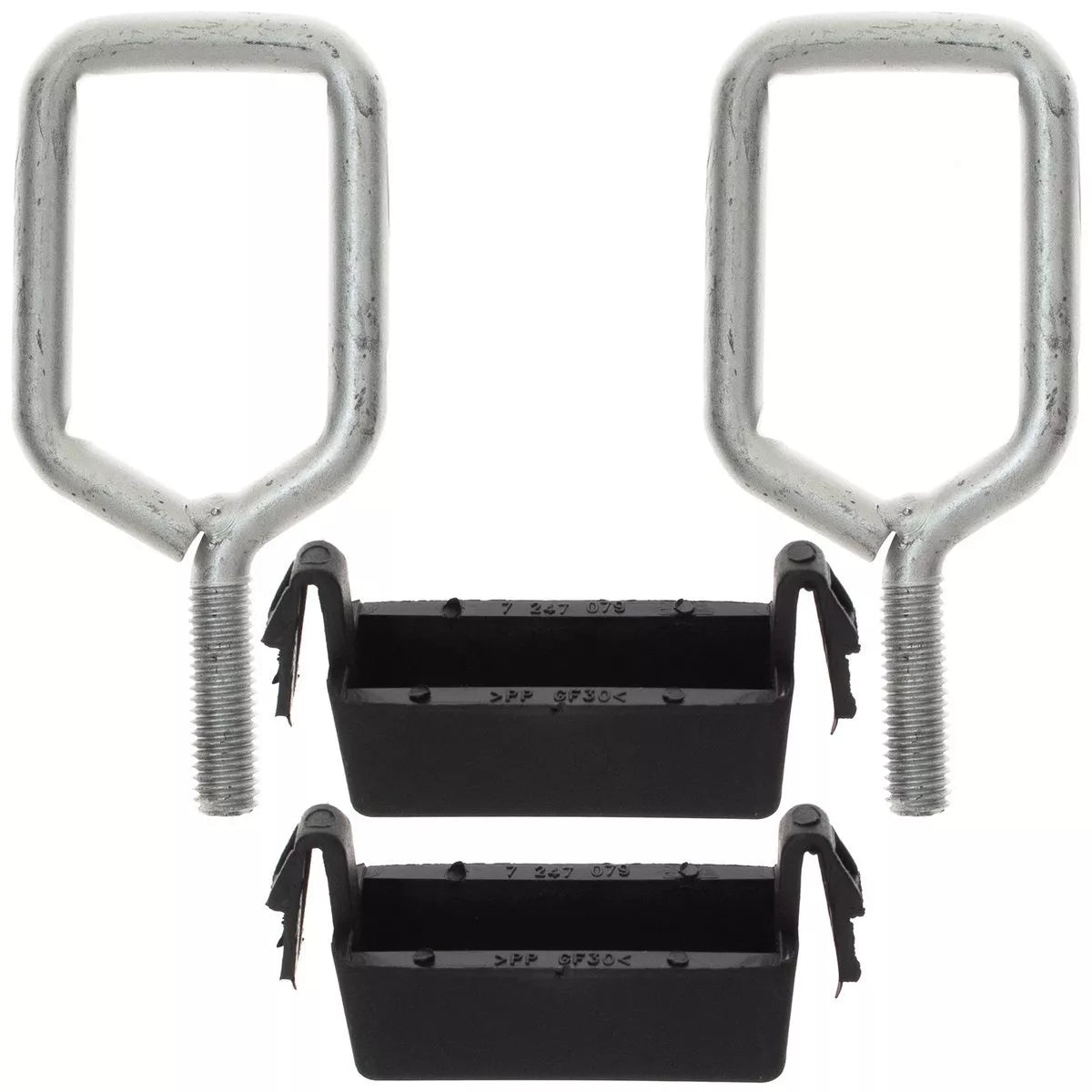 BMW 1 F20 F21 2x skląsčiai + 2x variklio dangtelio apsaugos skląsčiai (4 vnt.)