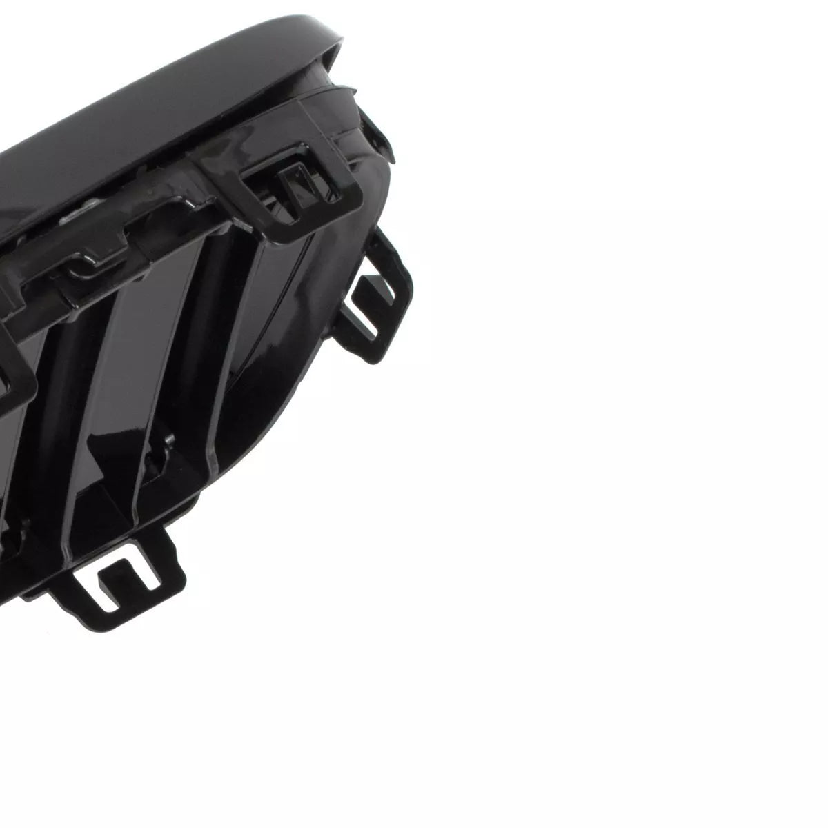 BMW 2 F22 2012- grotelių tarp žibintų (kairė ir dešinė) komplektas JUODOS BLIZGIOS DVIGUBOS JUOSTELĖS