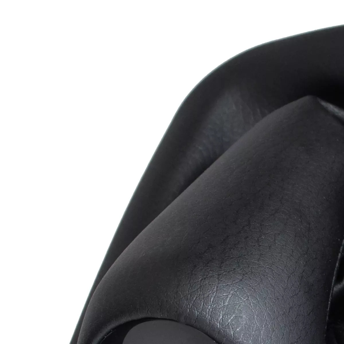 BMW 3 E36 90-00 JUODA EKO ODINĖ pavarų perjungimo svirtis + JUODA gaubto apdaila su rėmu, 5 GREIČIAI