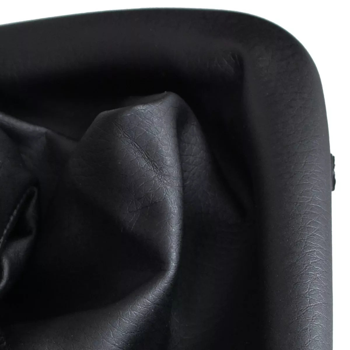 BMW 3 E36 90-00 JUODA EKO ODINĖ pavarų perjungimo svirtis + JUODA gaubto apdaila su rėmu, 5 GREIČIAI