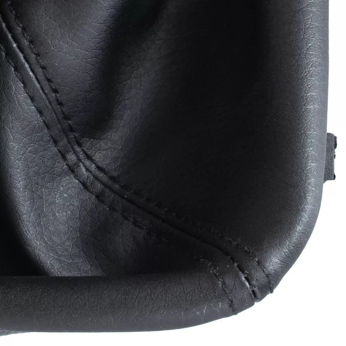 BMW 3 E36 90-00 JUODA EKO ODINĖ pavarų perjungimo svirtis + JUODA gaubto apdaila su rėmu, 5 GREIČIAI