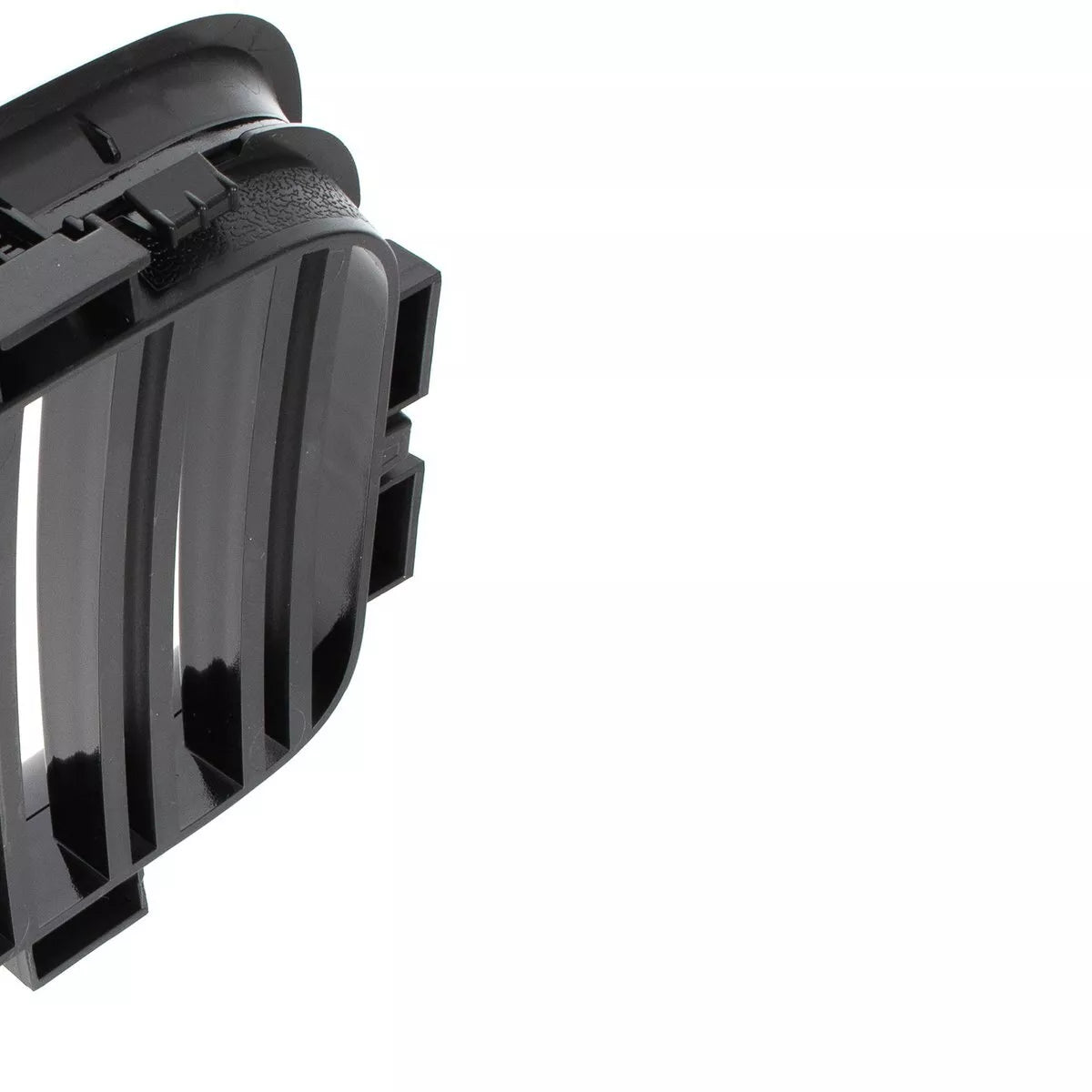 BMW 3 E36 91-96 grotelių tarp žibintų kairė ir dešinė komplektas JUODAS BLIZGIUS DVIGUBAS JUOSTELIS