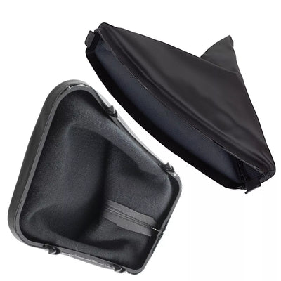 BMW 3 E46 97-05 pavarų perjungimo svirties apsauga + rėmas + rankinio stabdžio apsauga + rėmas (2 vnt.) komplektas