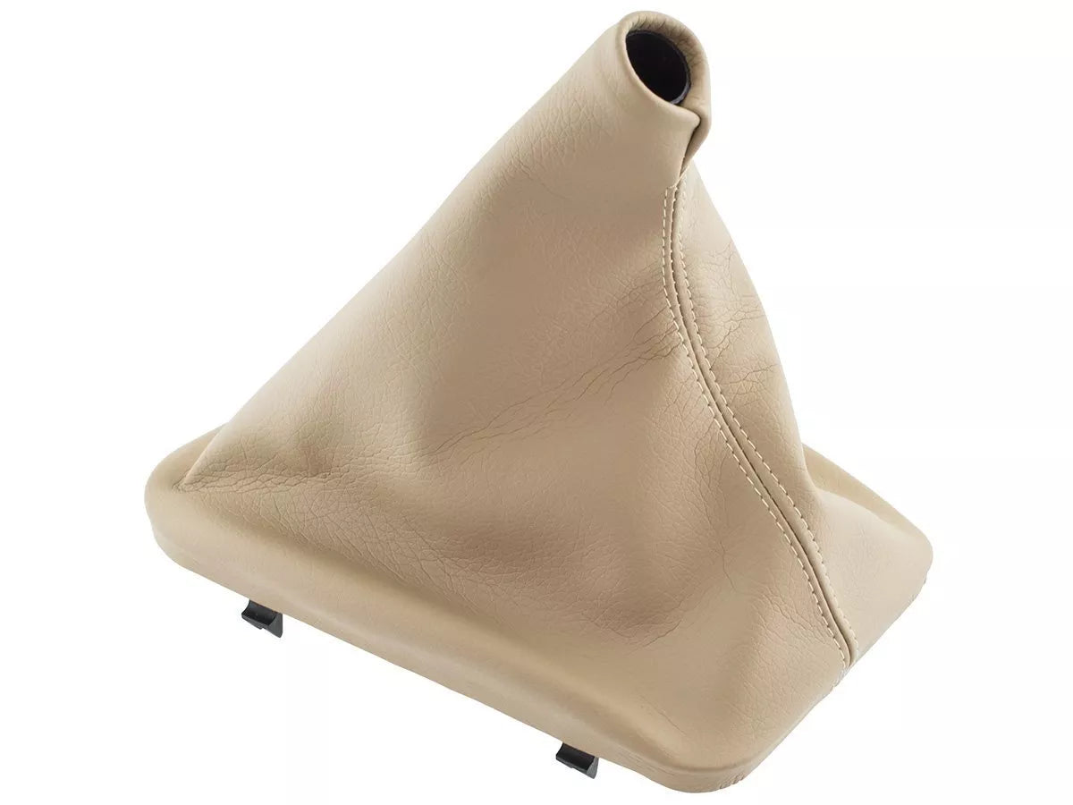 BMW 3 E46 98-05 pavarų perjungimo svirties apsauga SMĖLIO SPALVOS + rėmas