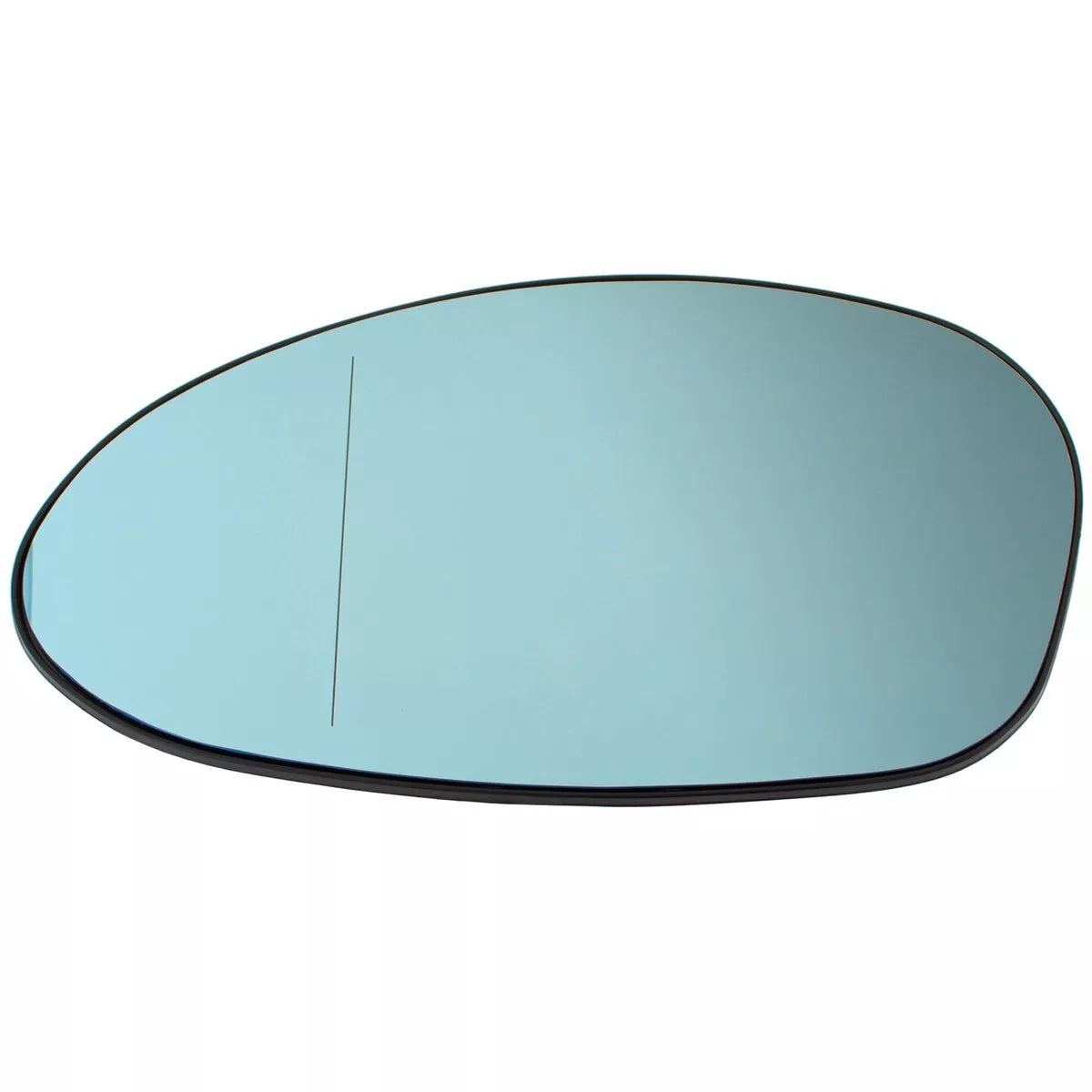 BMW 3 E46 Coupe / Cabrio 99-06 Šildomi mėlyni veidrodėlio įdėklai (kairė + dešinė), 2 vnt. komplektas