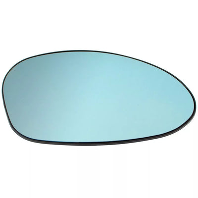 BMW 3 E46 Coupe / Cabrio 99-06 veidrodėlio įdėklas, šildomas, mėlynas, dešinysis