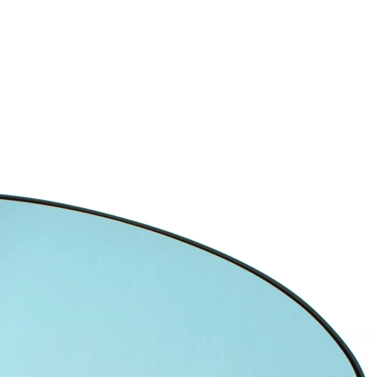 BMW 3 E46 Coupe / Cabrio 99-06 veidrodėlio įdėklas, šildomas, mėlynas, dešinysis