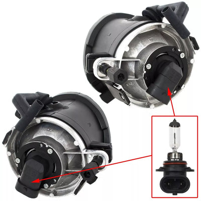 BMW 3 E46 M-Paketas M3 98-04 RŪKYTI halogeniniai žibintai kairė + dešinė 2 vnt. komplektas