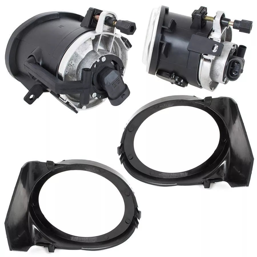 BMW 3 E46 M-Paketas M3 98-04 halogeniniai žibintai su rėmeliais kairėje ir dešinėje (4 vnt.) komplektas