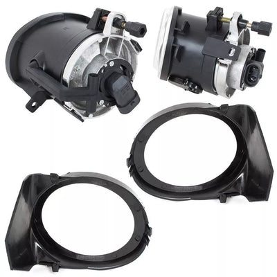 BMW 3 E46 M-Paketas M3 98-04 halogeniniai žibintai su rėmeliais kairėje ir dešinėje (4 vnt.) komplektas