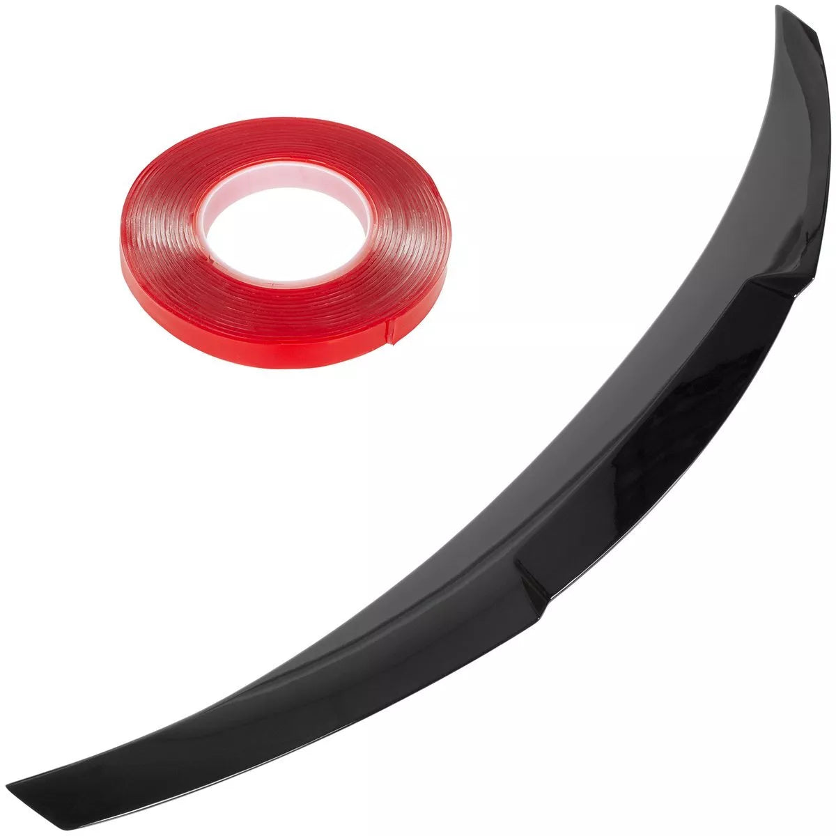 BMW 3 E90 04-11 galinis stogo spoileris - bagažinės dangčio eleronas BLIZGIUS JUODAS M3