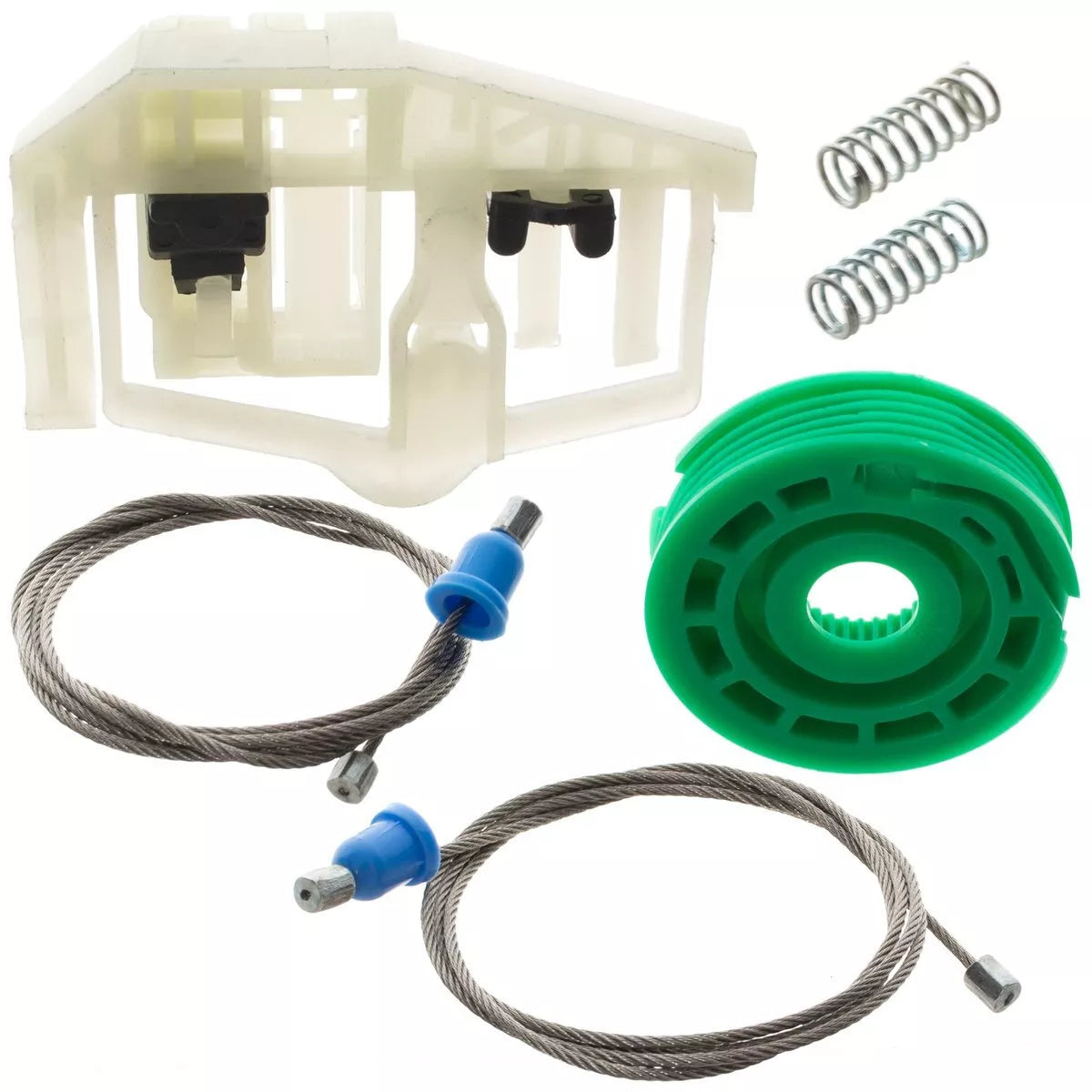 BMW 3 E90 E91 05-12 kairiojo galinio elektrinio lango pakėlėjo remonto komplektas