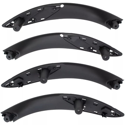 BMW 3 F30 F31 11-19 vidinių durų rankenėlių komplektas priekyje ir gale (4 vnt.) JUODAS