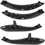BMW 3 F30 F31 11-19 vidinių durų rankenėlių komplektas priekyje ir gale (4 vnt.) JUODAS