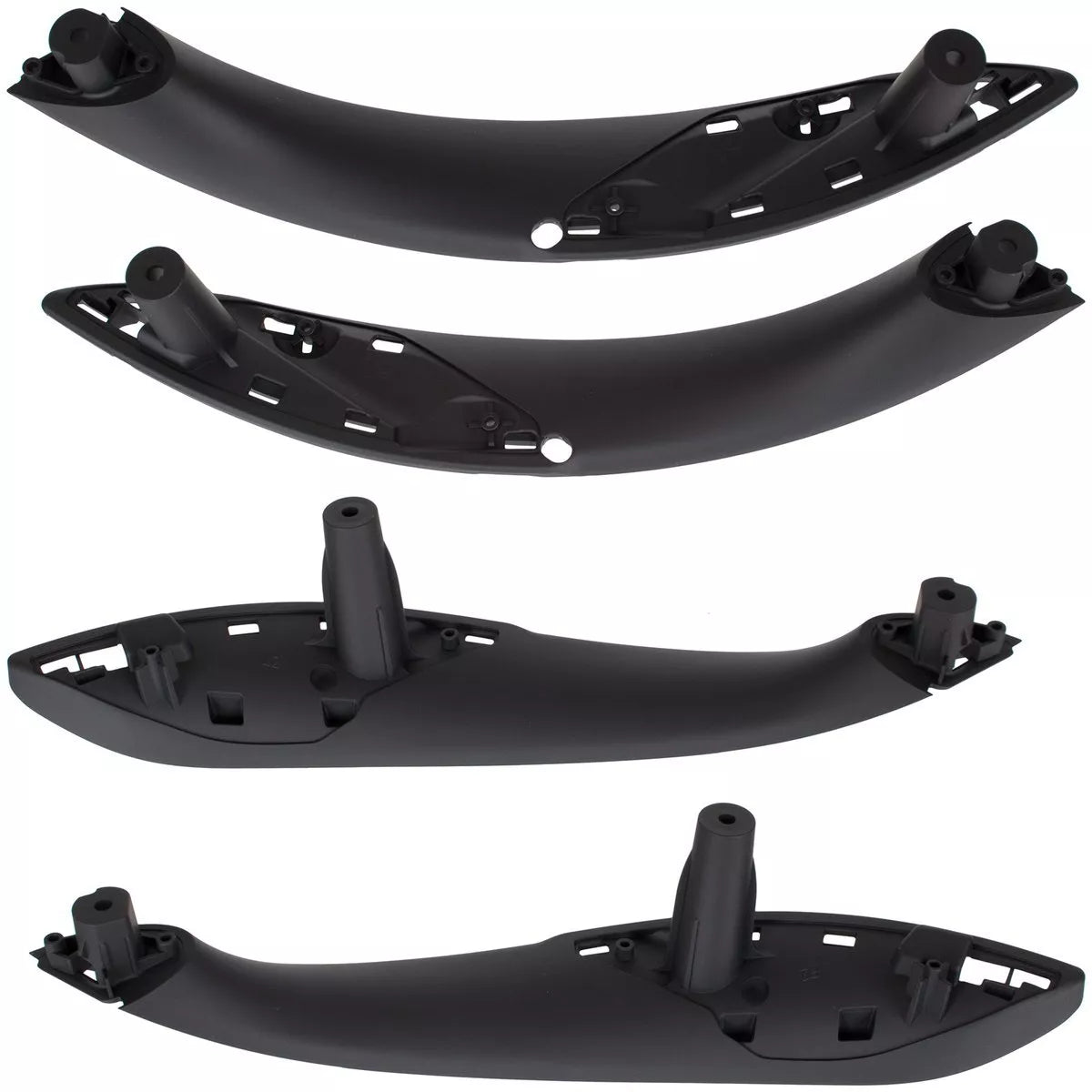 BMW 3 F30 F31 11-19 vidinių durų rankenėlių komplektas priekyje ir gale (4 vnt.) JUODAS
